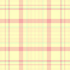 Package vector background tartan, underwear pattern texture plaid. Oktoberfest seamless fabric check textile in light and lemon chiffon colors.