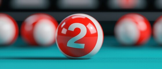 Enthralling Lottery Ball Machine with Selective Focus in - Copy Space Available for Text