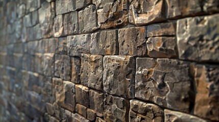 Fototapeta premium Rough Stone Wall Texture