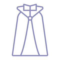 Cape Outline Fill Icon