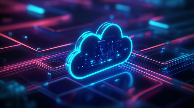 AIbased monitoring systems detecting and resolving network issues in a cloud environment before they impact performance, emphasizing proactive technology, AI, networking, cloud