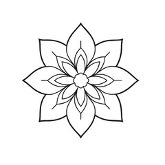 Hand drawing and sketch decorative floral