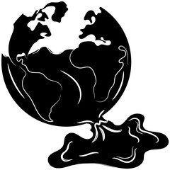 environment illustration drop silhouette save logo world icon nature outline earth ecology water life conservation clean global faucet day shape environmental care hand for vector graphic background