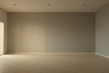 Inside bedroom empty flooring lighting architecture.