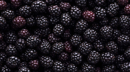 blackberries in a market