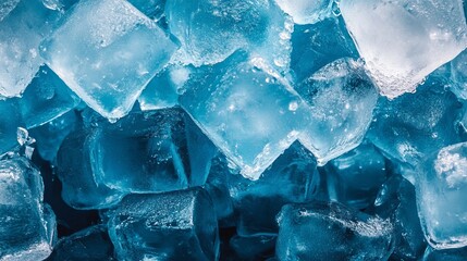 Ice Cubes Background