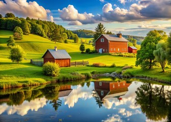 Fototapeta premium rural serene