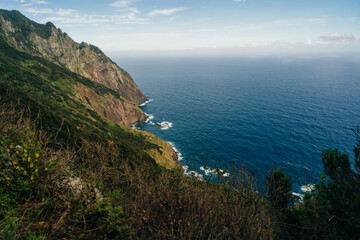 Views from Cabo de Larano viewpoint and Vereda do Larano coastal hiking trail. madeira