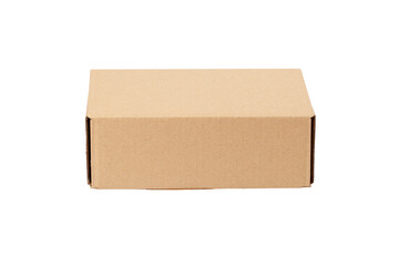 Cardboard box isolated on a transparent background