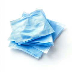 3D Antiseptic Wipes on White Background