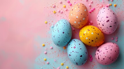 Fototapeta premium the colorful eggs 