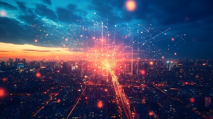 Urban Metropolis, Networked Future background