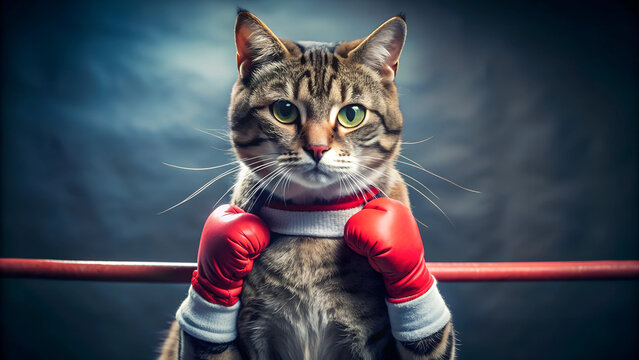 Boxer Cat.  