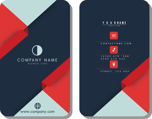 Contemporary technology cover design set business card template