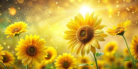 Sunshine and Pollen: Bright and cheerful, uplifting and joyful, yellow, pollen and sunlight