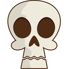 Skull Cartoon Illustration