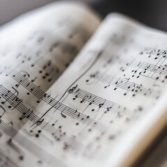 Sheet Music Close-Up