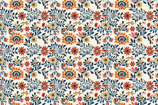 hungarian folk pattern. seamless texture pattern. abstract background