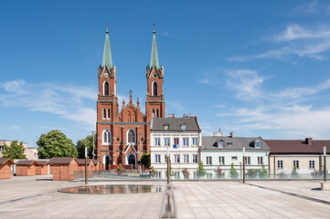 Kutno – miasto w centralnej Polsce. Plac Wolności.  © Tomasz Warszewski