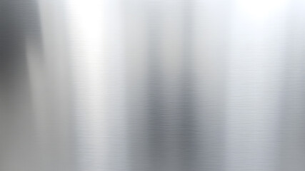 Metal silver texture background or aluminum brushed silver texture with reflection.Abstract background for wallpaper. Generative AI