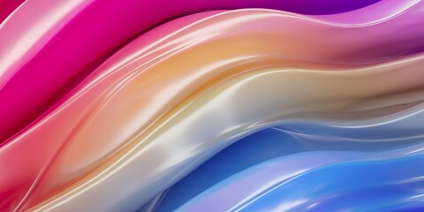 Abstract fluid color waves background. Colorful wavy gradient