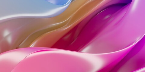Abstract fluid color waves background. Colorful wavy gradient