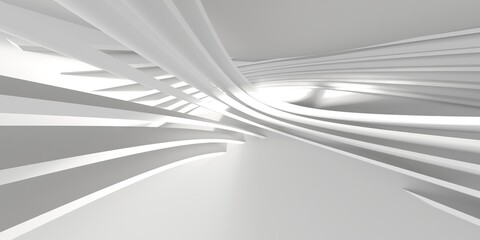 White elegant empty space.  White wall room background. Abstract interior