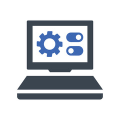 Laptop configuration icon