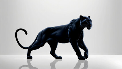 Obraz premium black panther stylist design photo