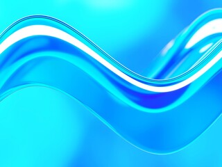 Fototapeta premium Blue waves abstract background texture. Water fluid