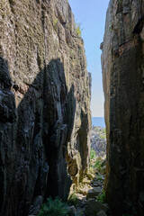 Narrow Rocky Passageway 