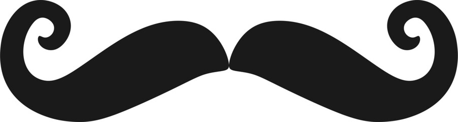 Moustache Flat Icon