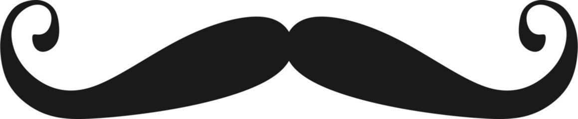 Moustache Flat Icon