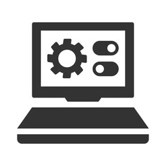 Laptop configuration icon