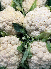 Supermarket Display Cauliflower Vegetable