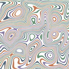 ABSTRACT ILLUSTRATION MARBLED TEXTURE LIQUIFY PSYCHEDELIC PASTEL SOFT COLORFUL DESIGN. OPTICAL ILLUSION BACKGROUND VECTOR DESIGN