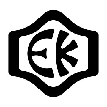 Eckankar symbol icon in solid style 