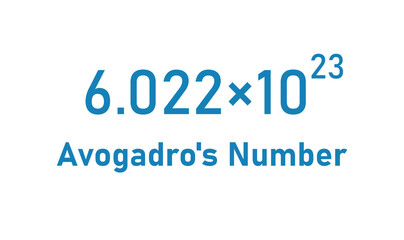 Avogadro's Number. Number of Particles in One Mole of Substance.