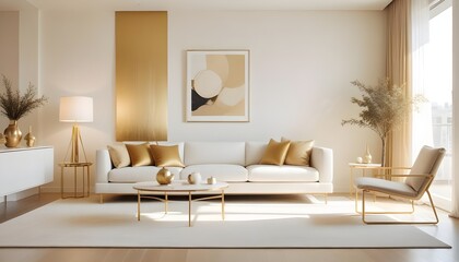 Photo interior modern design room 3d illustration