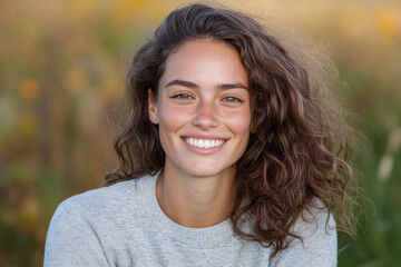 Portrait of a woman, summer