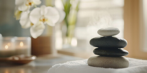 spa still life with orchid