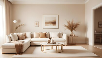 Fototapeta premium Photo interior modern design room 3d illustration