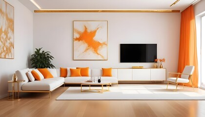Photo interior modern design room 3d illustration