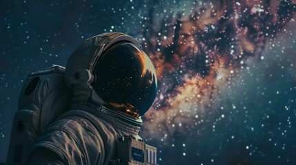 astronaut in space