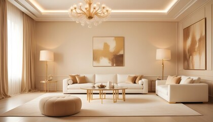Photo interior modern design room 3d illustration