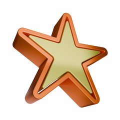 Strar 3D llustration Sparkle