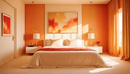 Photo interior modern design room 3d illustration