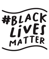 black live matter text
