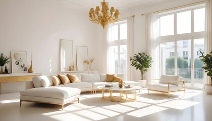 Fototapeta premium Photo interior modern design room 3d illustration