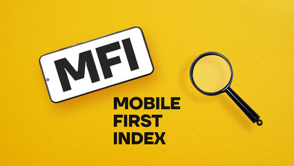 MFI Mobile First Index is shown using the text
